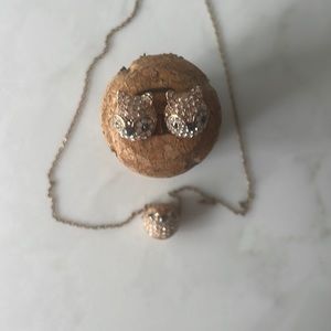 Fossil Fox jewelry set